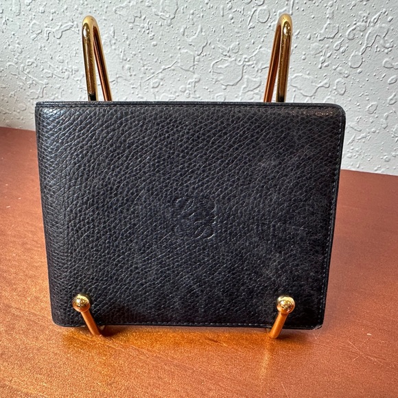 Black Bifold Loewe Wallet - Picture 2 of 8